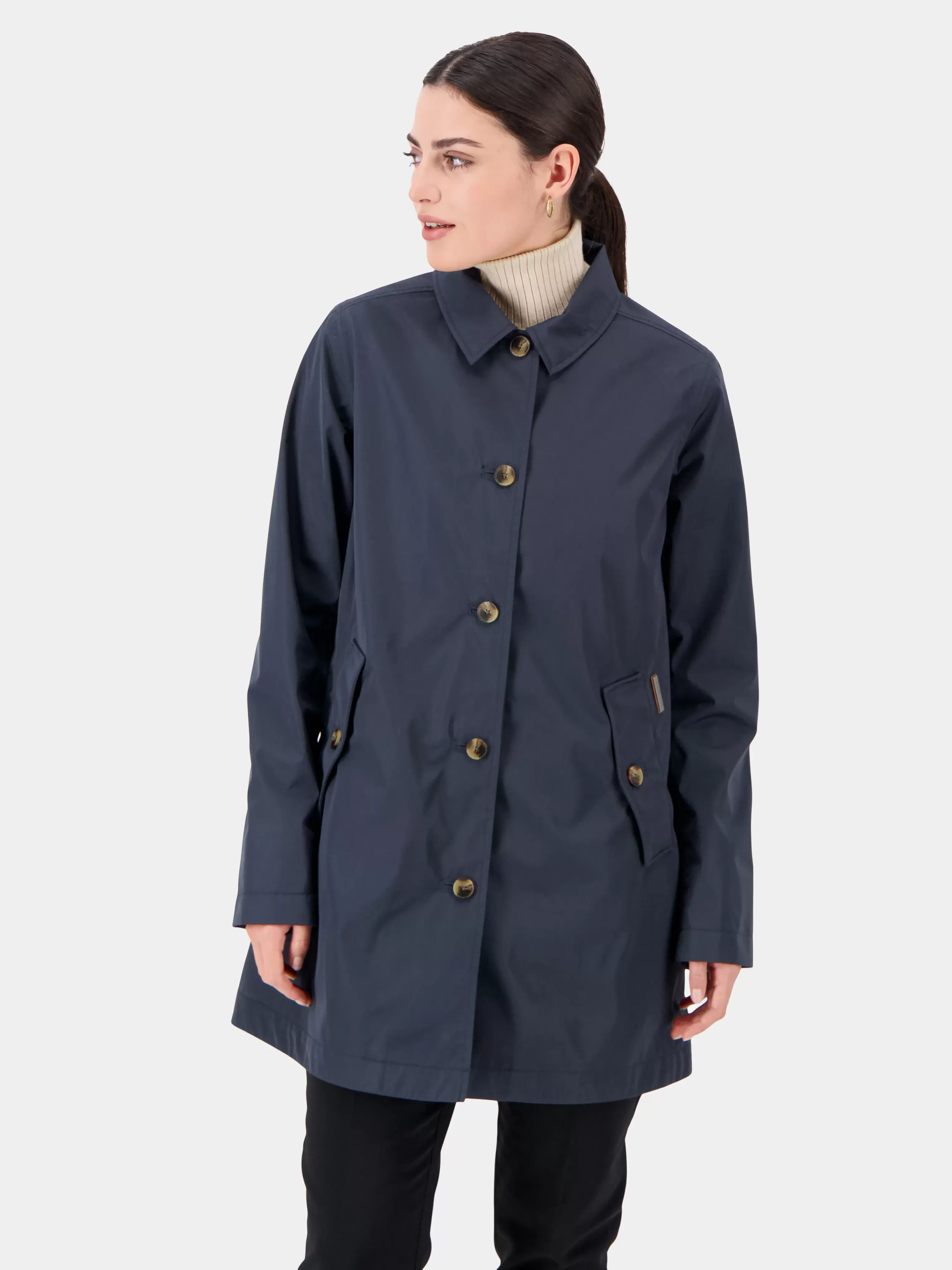 Didriksons Vivianne Coat>Dam Trenchcoats