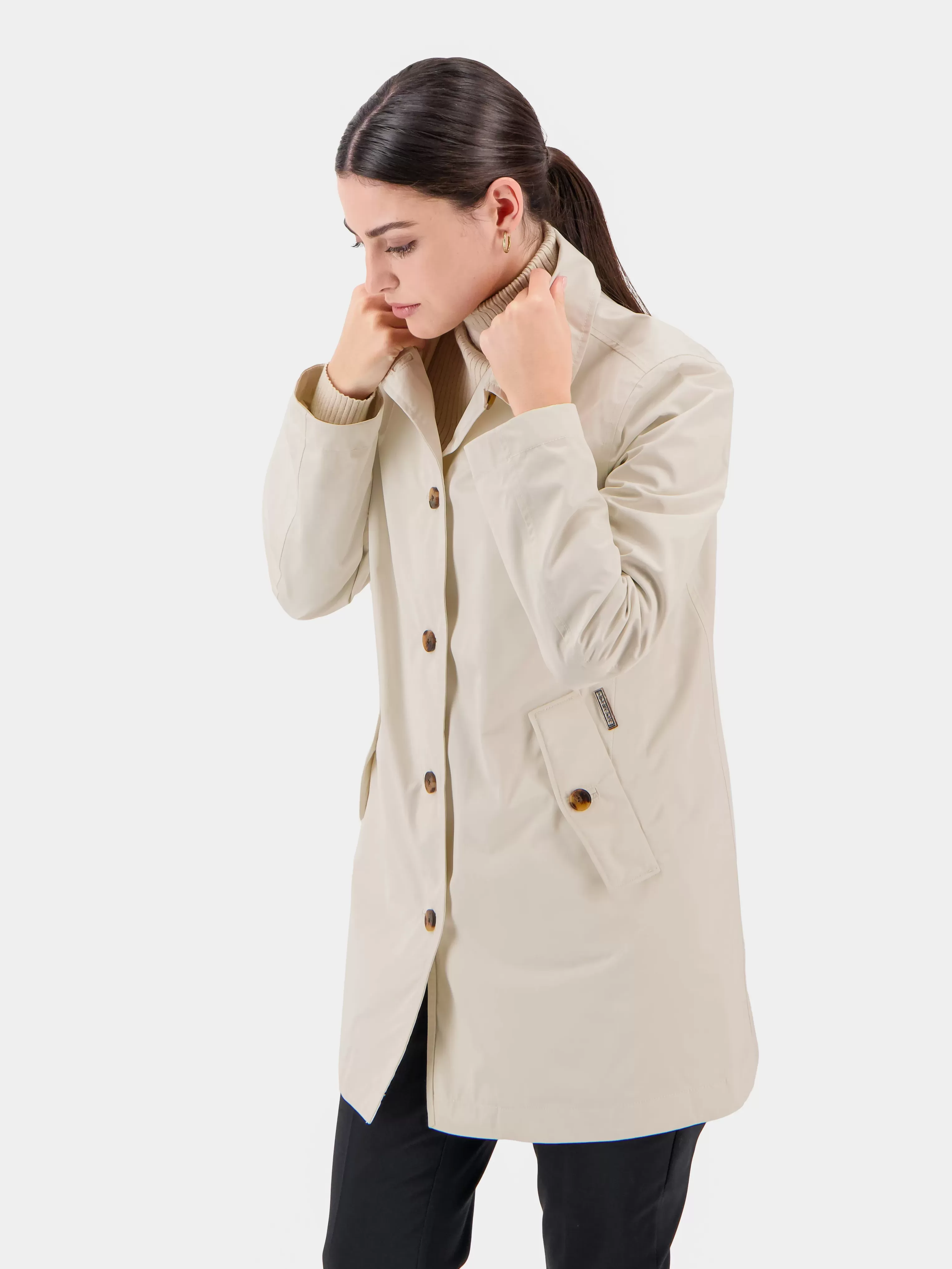 Didriksons Vivianne Coat>Dam Trenchcoats